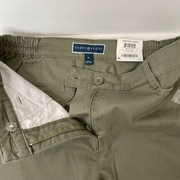 NEW!Karen Scott| Small | Comfort Capri| Tummy Control | Comfort Waist - Picture 8 of 14